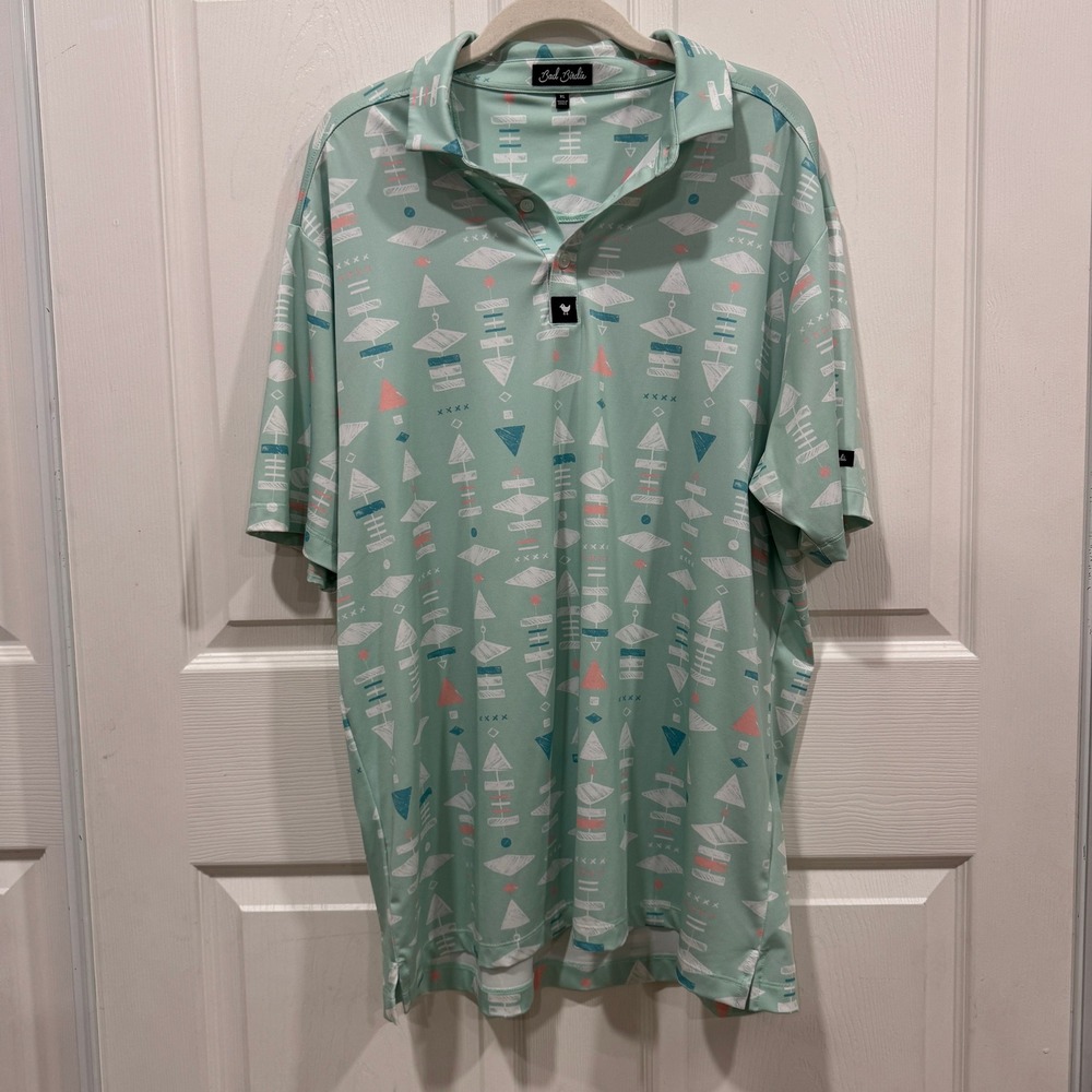 Bad Birdie XL Golf Polo Shirt -‎ Novelty Print, Short Sleeve, Golfing